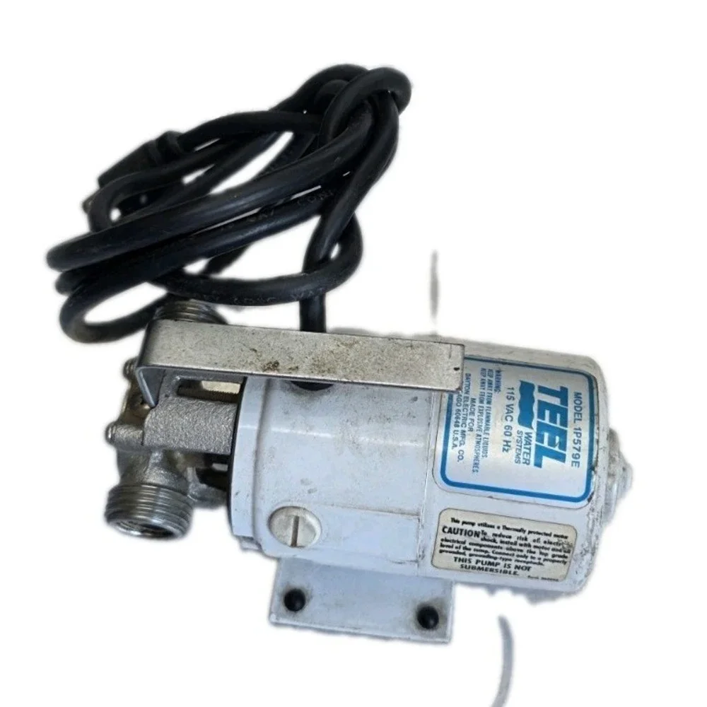 TEEL Portable Water Marine Utility Pump Model 1P579E 115Vac Dayton Electric NOS